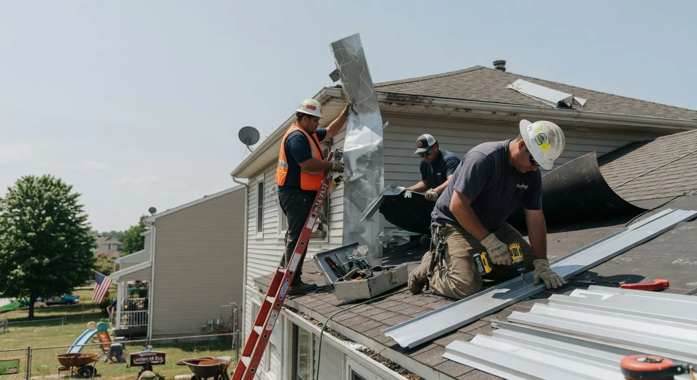 Storm Damage Metal Roof Repair in Shiloh, GA
